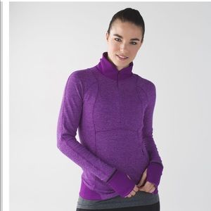 Runderful 1/2 zip purple